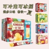 越南康普茶果味速溶茶饮蓝莓苹果柠檬味发酵茶饮独立包装 酸甜可口