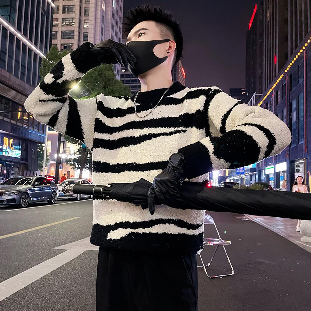 上衣潮牌休闲针织打底衫新款线衫