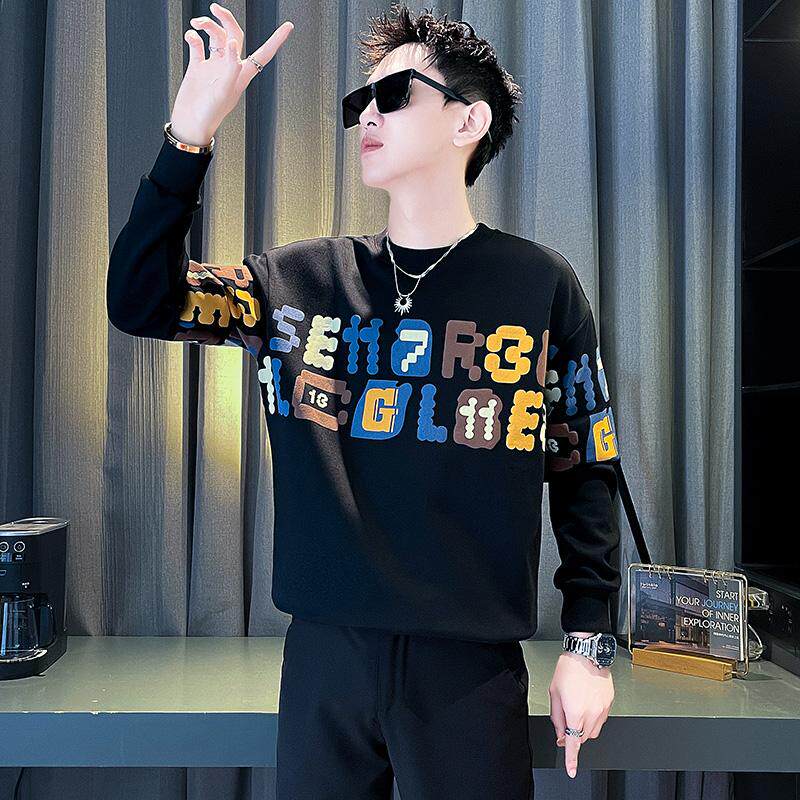 新款秋冬季潮牌圆领卫衣体恤