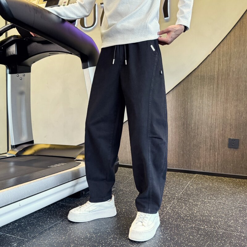 加绒加厚裤子男休闲长裤