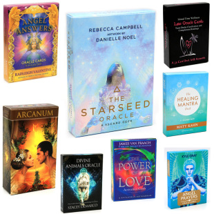 tarot ANGEL ANSWERS英文神谕卡 Wizard MANARA Starseed