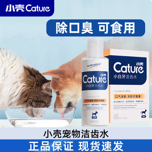 小壳宠物洁齿水可食用猫咪狗狗