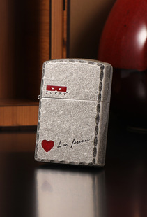 ZORRO古银爱心签名 咬边官方版新款佐罗二代升级版2023煤油打火机