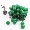 Dark green thickened 7cm100 ball pack