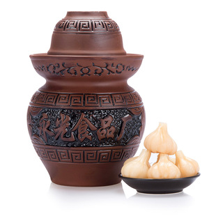 湖南株洲土特产茶陵三宝伏蒜盐味坛子蒜农家腌制泡蒜头1500g