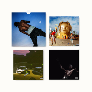 Travis Scott专辑封面海报周边卧室宿舍桌面背景墙墙贴画芯装饰画
