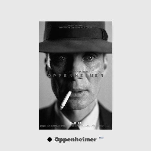 Oppenhemer奥本海默电影海报墙贴