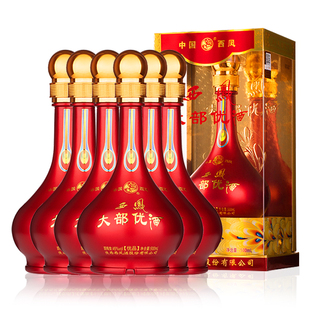 西凤酒45度红瓶婚宴喜酒大部优优品整箱6瓶粮食酒浓香型白酒