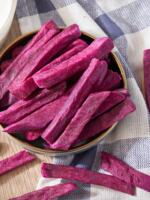 Purple sweet potato crisps, purple French fries, sweet potato chips, farm specialties, homemade sweet potato chips, bagged office snacks and small treats thumbnail 5