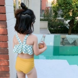 Раздельный купальник, униформа, детский милый комплект, в корейском стиле