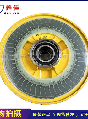 通力主机曳引轮MX10 NMX11六槽轮含磁钢KM650803 通力曳引机磁缸