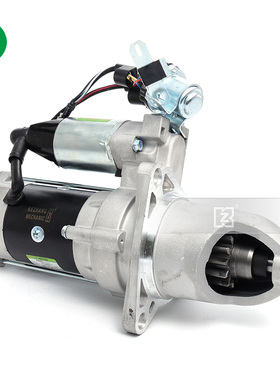 挖掘机启动马达神钢SK350-6E /230加藤HD1250 M3T95082发动机6D22