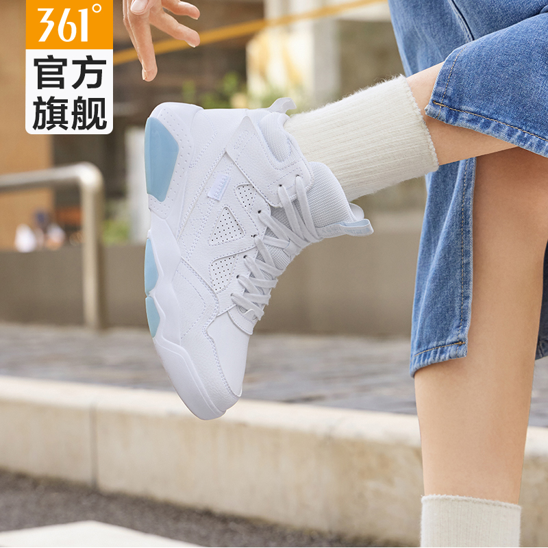 361女鞋高帮板鞋女款休闲鞋百搭
