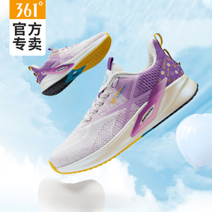 钛速3|361女鞋运动鞋夏季新款网面透气跑步鞋361度减震Q弹跑鞋女
