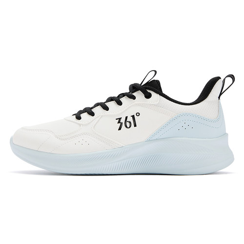 361休闲运动鞋皮面防水跑步鞋男