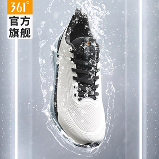 361锋翼雨屏跑步鞋2026新款雨天通勤鞋防水运动鞋减震防滑跑鞋男