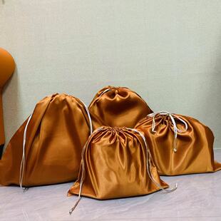 色丁防尘旅行收纳袋包包内胆衣服品整理袋抽绳束口大小号布袋定制