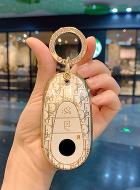 适用2022款奔驰钥匙套新C级C260L/C200LS级S400L包S450L迈巴赫壳