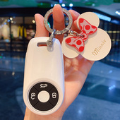 欧拉猫钥匙款 黑猫白猫汽车遥控钥匙包扣壳女款