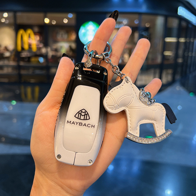 适用奔驰迈巴赫GLS480钥匙套GLS600 GLS450车S级全包高级壳金属