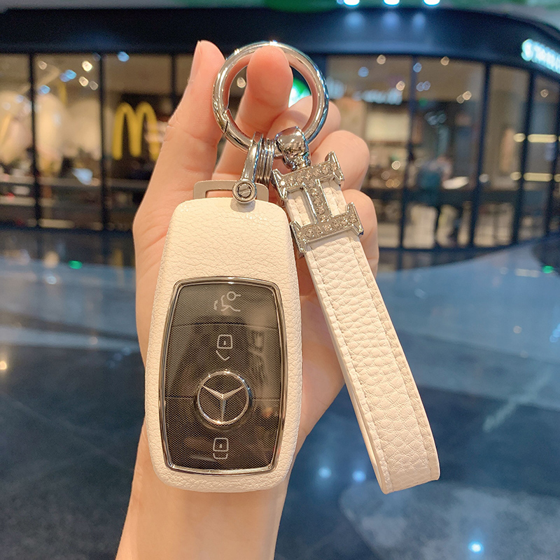 钥匙套E级e300l新C260L C200L扣A200L包A180壳GLB GLCS