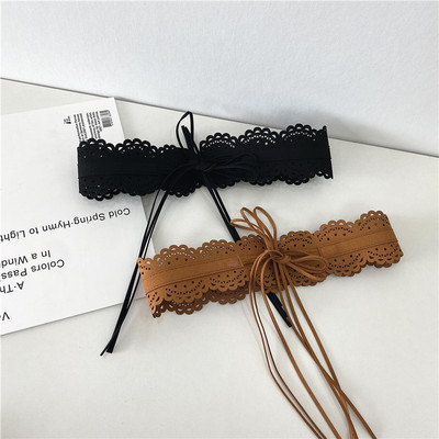 女士宽腰带时尚配饰装饰皮带