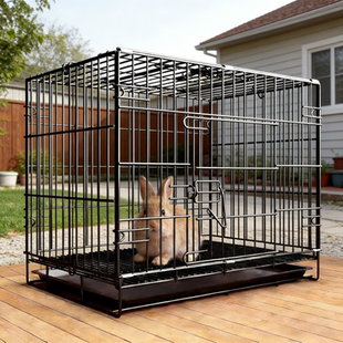 兔子笼家用大号养兔专用兔笼子金属折叠笼室内宠物笼子室外养兔笼