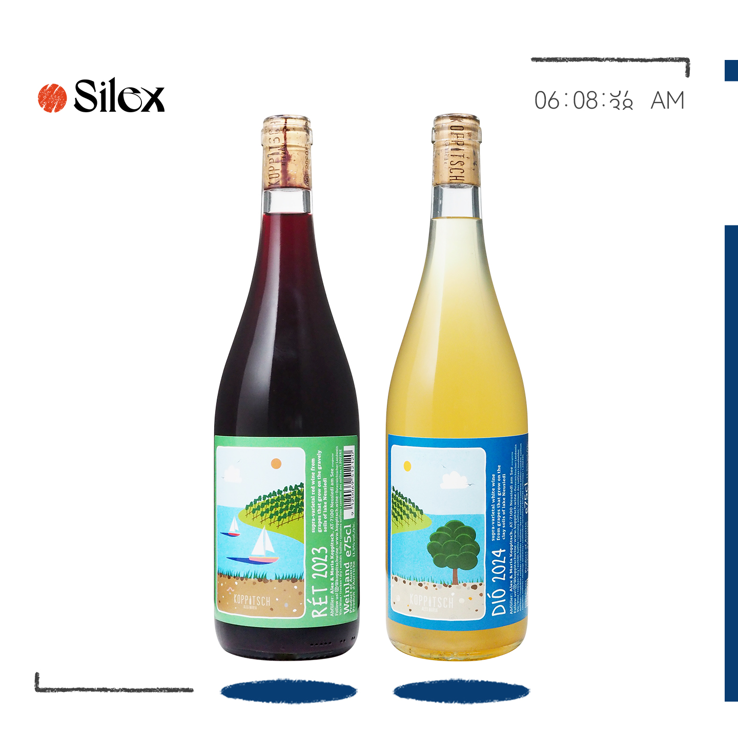 自然酒-蔓越莓草莓软糖 奥地利Koppitsch酒庄草场红/坚果白葡萄酒