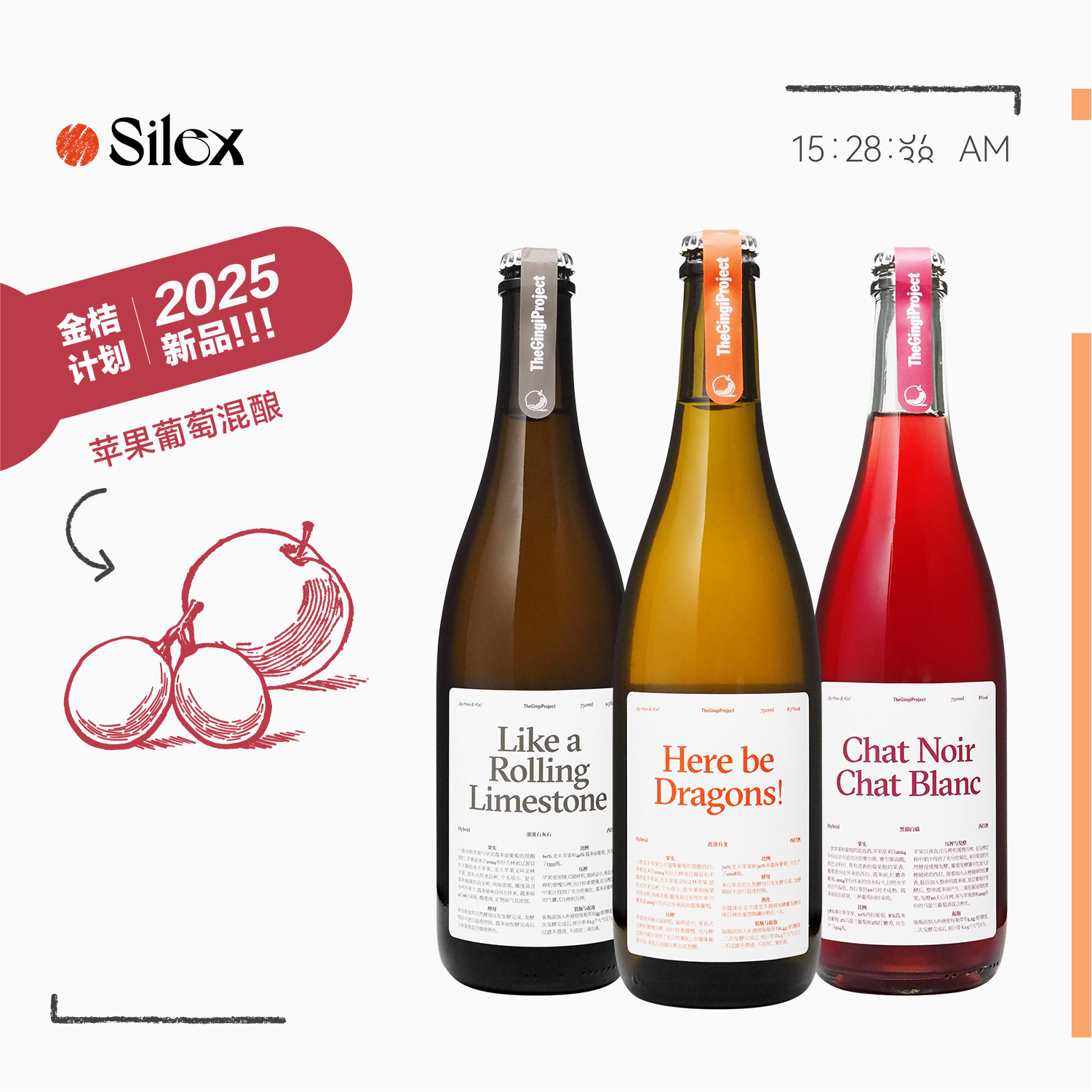 金桔计划苹果葡萄混酿西打酒