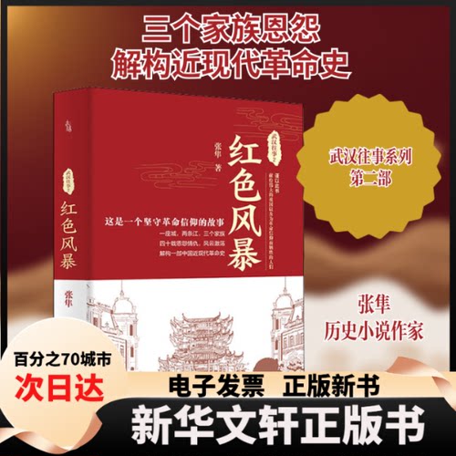 【新华书店】 武汉往事 2 红色风暴 张隼 著 广东人民出版社
