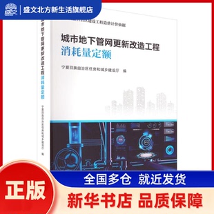 城市地下管网更新改造工程消耗量定额 回族住房和城乡建设厅编 中国建筑工业出版社 新华书店正版