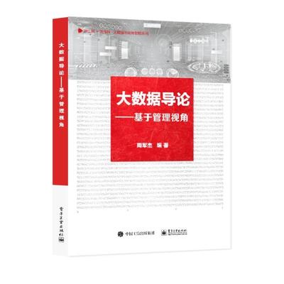书籍正版 大数据导论——基于管理视角 周军杰 电子工业出版社 工业技术 9787121452253