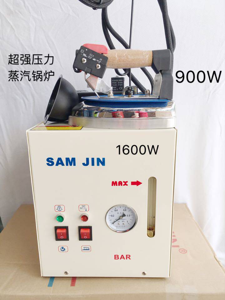 进口工具大功率烫斗吊瓶式蒸汽工业电熨斗锅炉干洗店专用增压熨斗