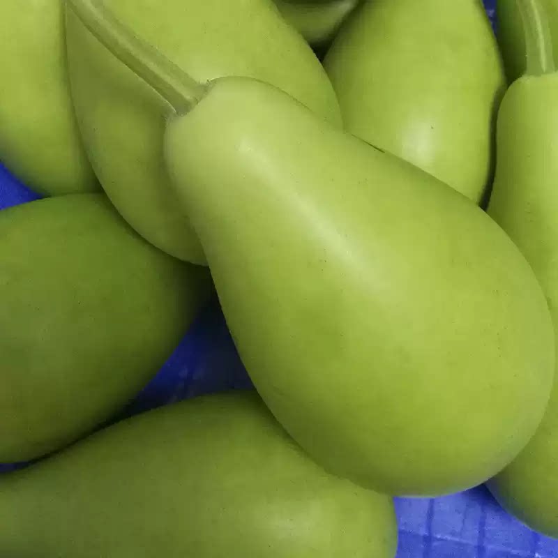 新鲜现摘青皮小葫芦肉厚煲汤