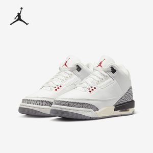Nike/耐克正品新款JORDAN 3 GS大童复古运动篮球鞋DM0967-100