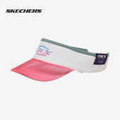 斯凯奇正品 新款 大童时尚 Skechers 百搭遮阳防晒帽空顶帽 P222K018