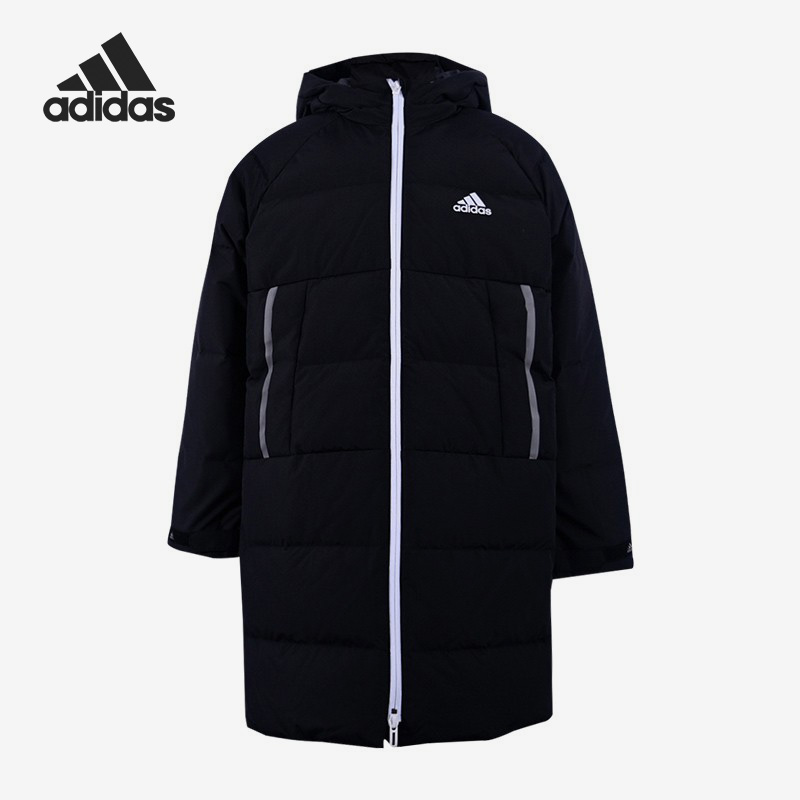 Adidas/阿迪达斯正品冬季大童运动保暖透气中长款羽绒服 GG3679