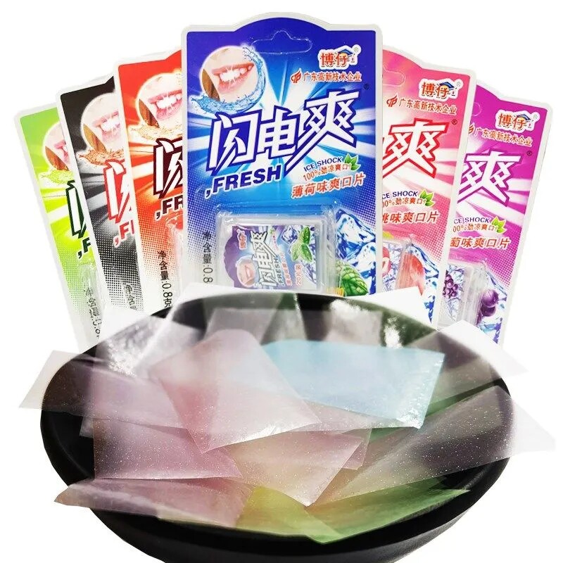 闪电爽薄荷片小包装清凉含片8090怀旧童年儿时记忆的糖果休闲零食