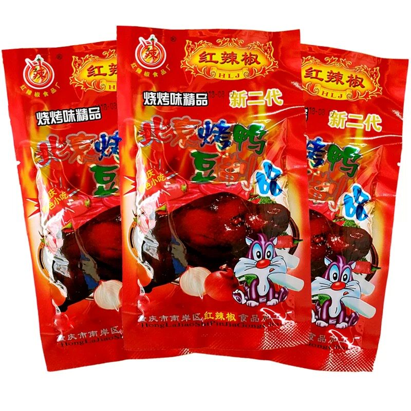 正品北京烤鸭辣条零食红辣椒8090后怀旧食品麻辣美食豆制素食包邮