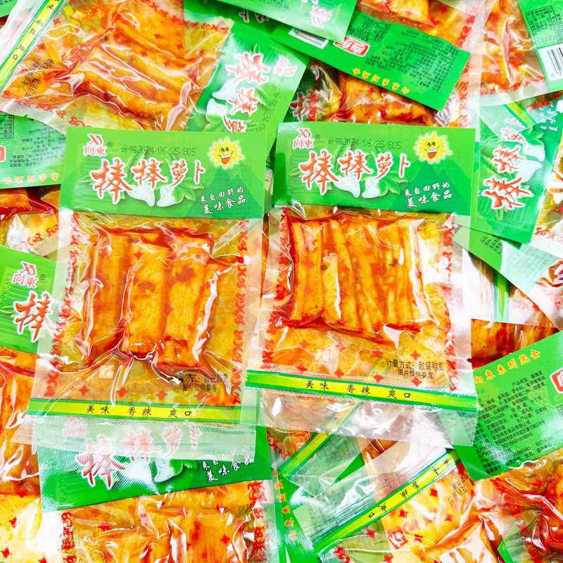 向东棒棒萝卜甜脆萝卜小袋装香辣萝卜早饭酱菜开袋即食