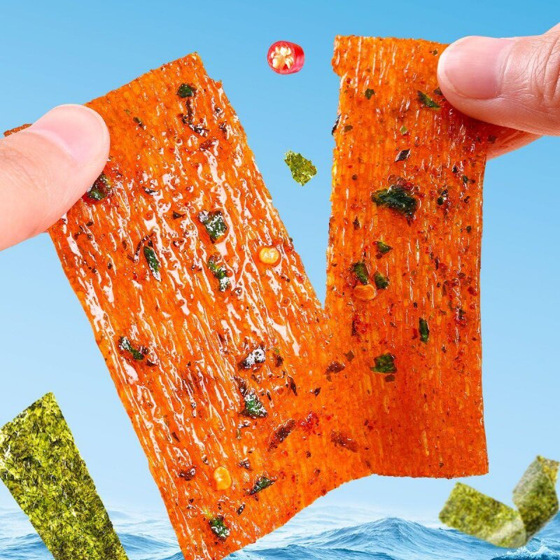 河南特产海苔味糯辣条老式辣条小包装追剧解馋甜辣小零食网红辣丝