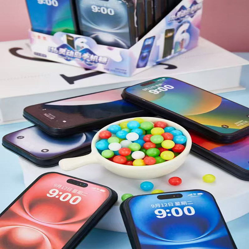 仿真手机造型手机七彩糖玩具糖果创意糖玩幼儿园儿童小卖部零食