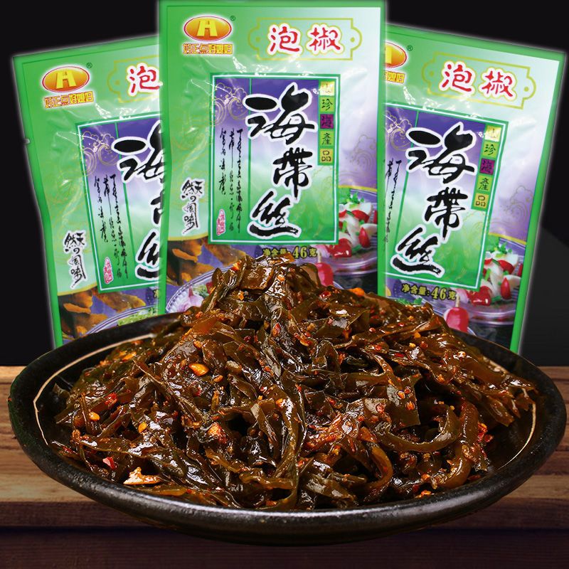 重庆特色好媳妇海带丝麻辣小包装即食儿时怀旧下饭菜咸菜整箱批发