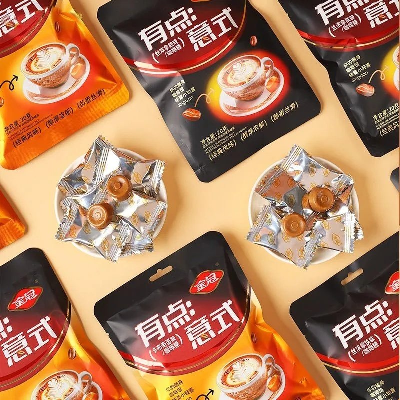 卡布奇诺钱味咖啡糖宿舍下午茶独立包装休闲零食糖果硬糖商超批发