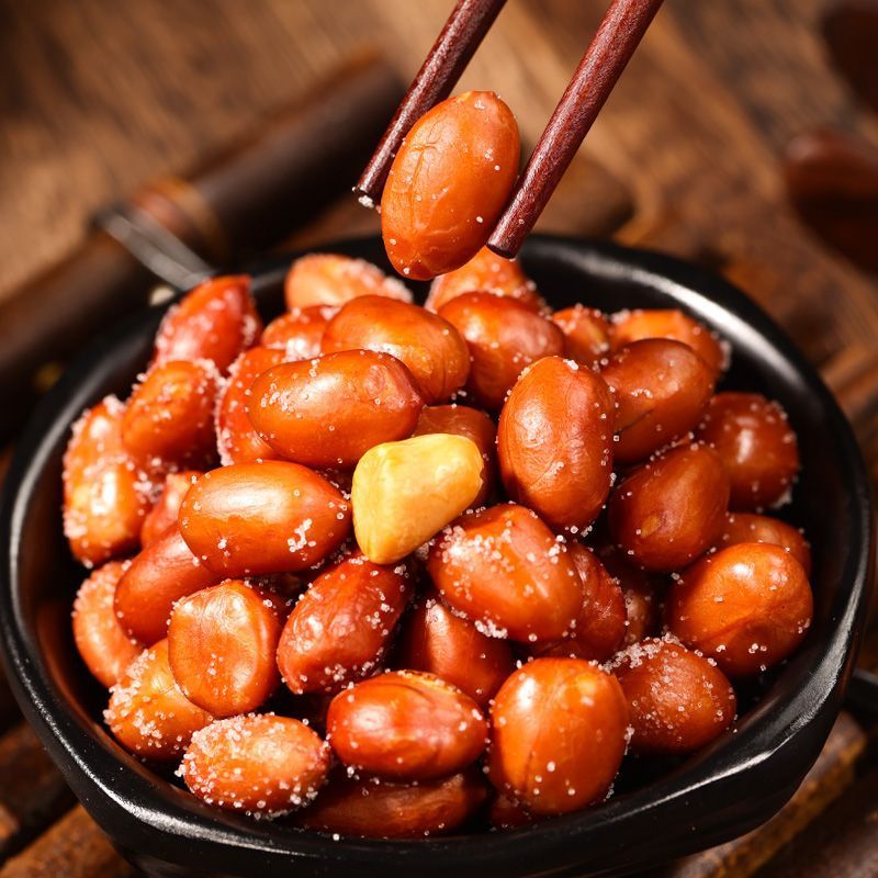 咸味花生米独立包装油炸花生米小包装凉拌调料下酒菜咸味零食小吃