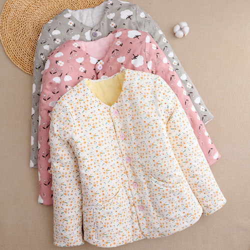 棉花内胆保暖修身纯棉花修身棉袄