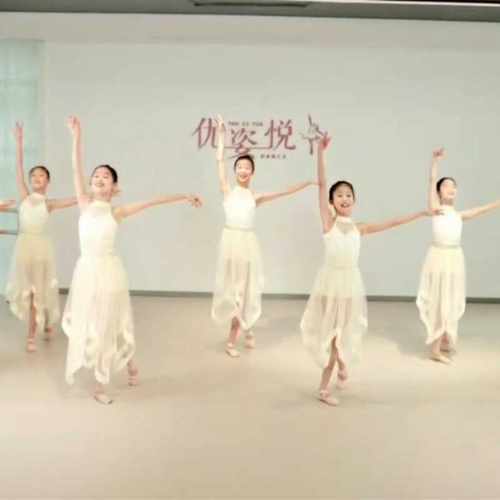 凤凰花开的路口女练功现代舞纱裙