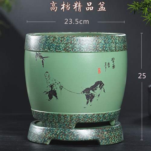 透气紫砂复古中国风大口径适种广