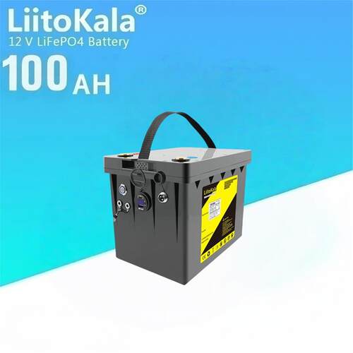 LiitoKala DC-12V100Ah/120Ah LiFePO4 Battery 磷酸铁锂电池组