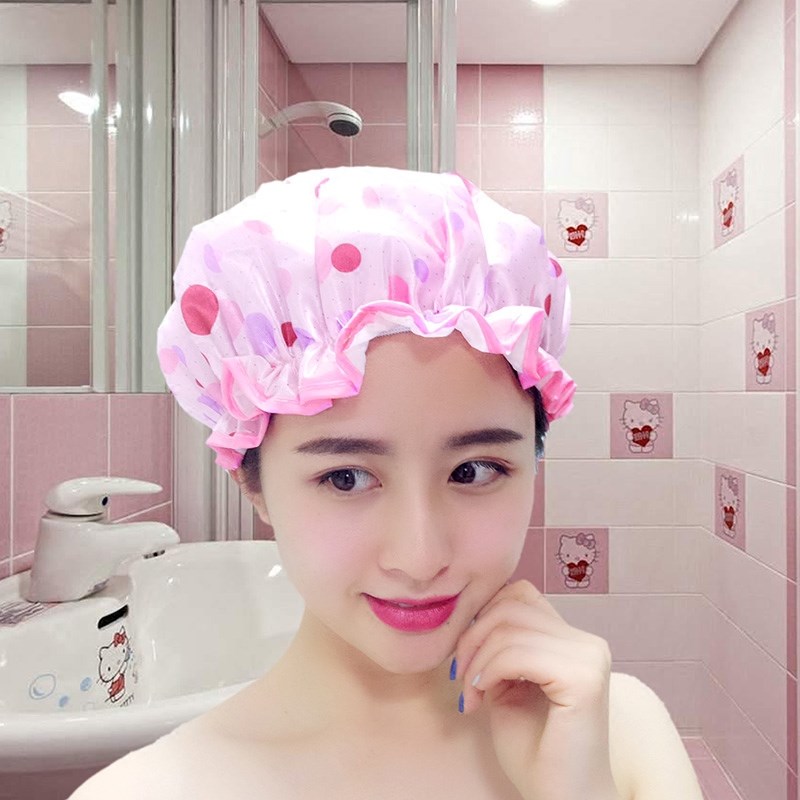 女款浴帽防水洗澡头套罩淋沐浴头发帽儿童厨房防烟在类目 家庭/个人清洁工具, 个人洗护清洁用具, 浴帽中 - 来自Buy2taobao.com提供专业的淘宝代购服务